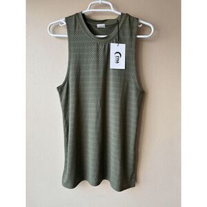 Zyia Active Olive Chill Tank Women's Size Small